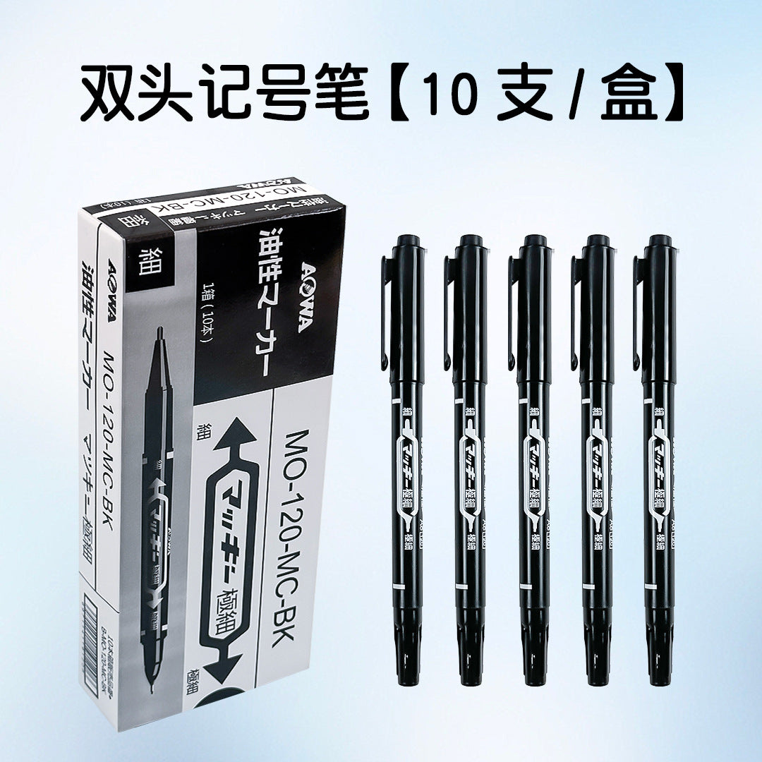 Oily double-headed marker