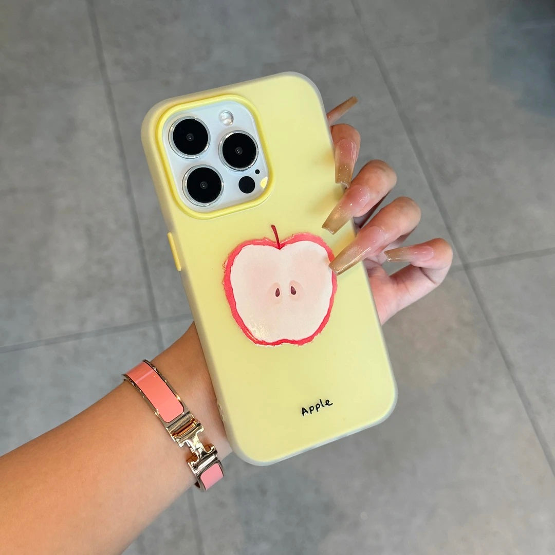 iPhone Resistant Drop Glass Phone Case(水果缤纷)