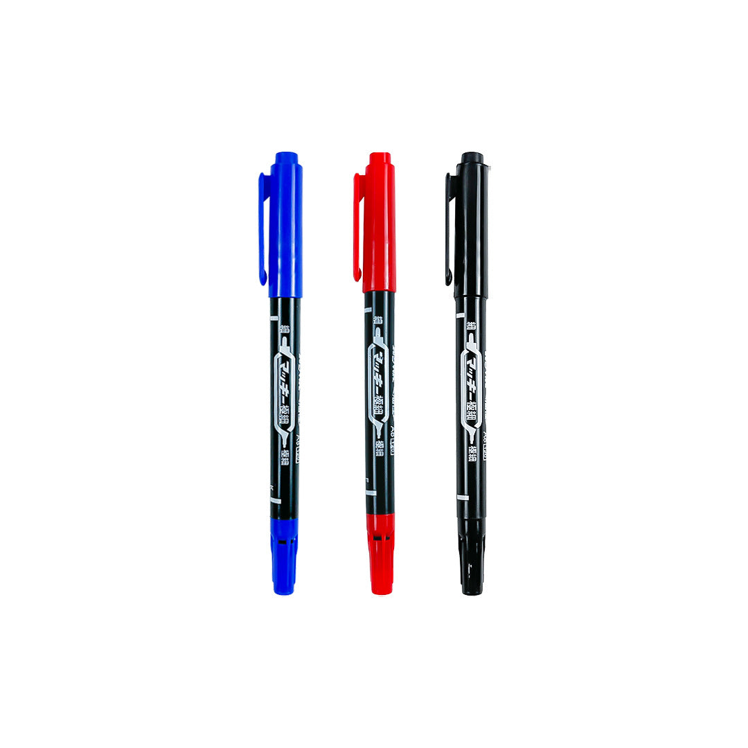 Oily double-headed marker