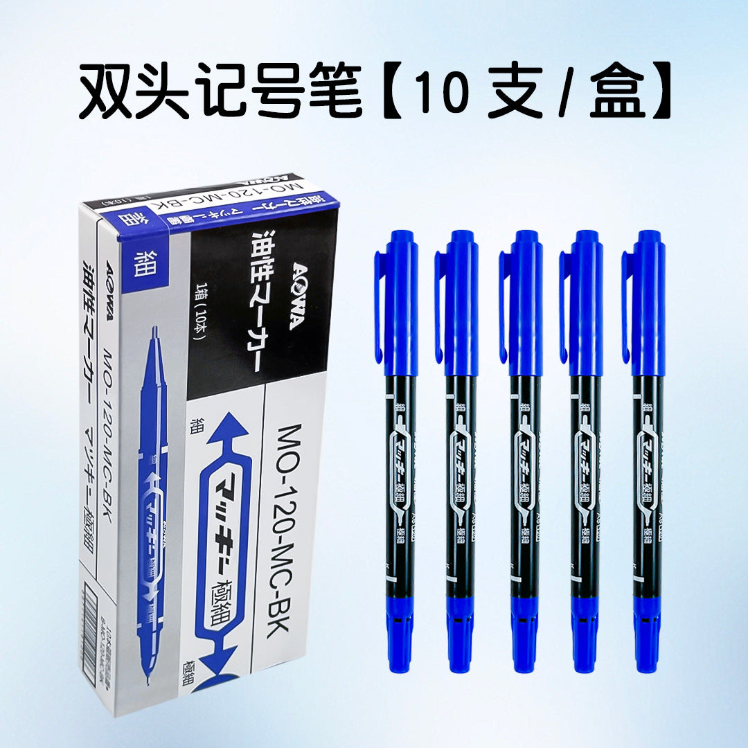 Oily double-headed marker