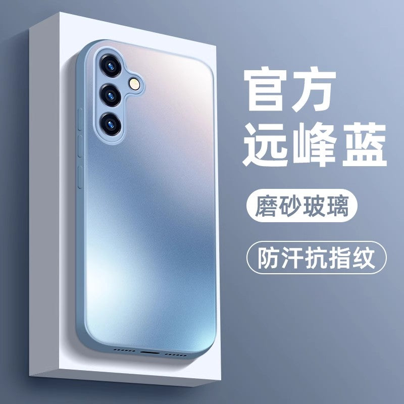 samsung anti-crash liquid glass mobile phone case