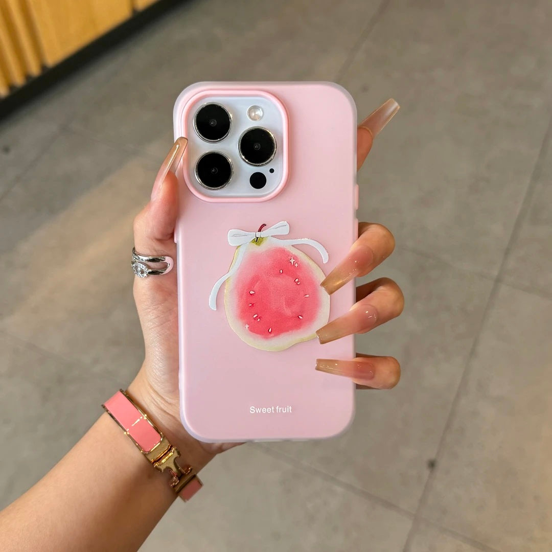 iPhone Resistant Drop Glass Phone Case（水果缤纷）