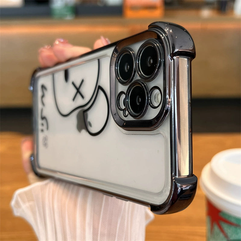 iPhone Resistant Drop Glass Phone Case（暴力熊）