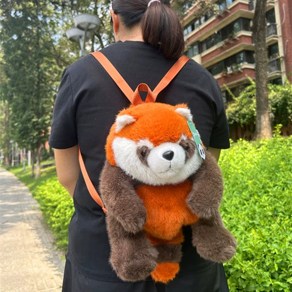Simulation panda plush backpack