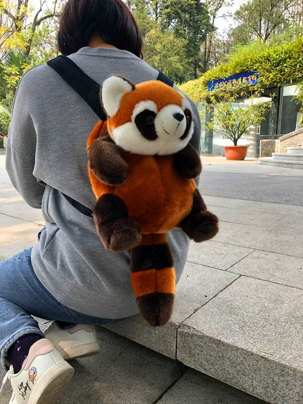 Simulation panda plush backpack