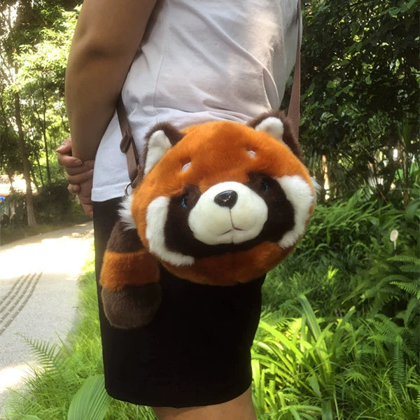 Simulation panda plush backpack