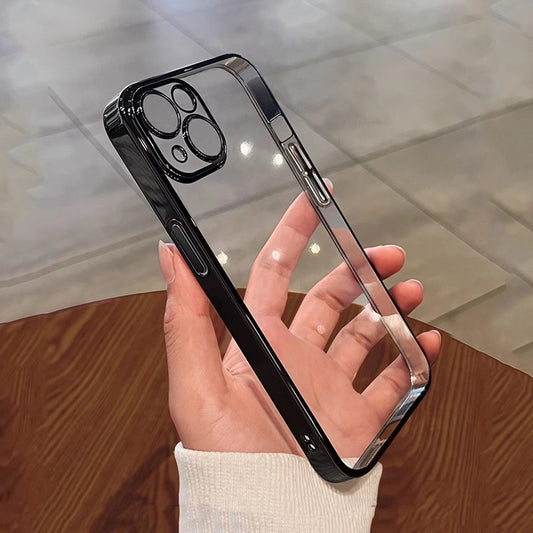 Anti-fall glass phone case（四角防摔无颜色）